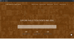 Desktop Screenshot of phillytalent.com