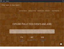 Tablet Screenshot of phillytalent.com